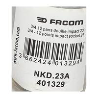 Facom impactdop 23 mm 3/4 12 -kant - NKD.23A - thumbnail