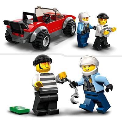 LEGO City - Achtervolging auto op politiemotor constructiespeelgoed 60392