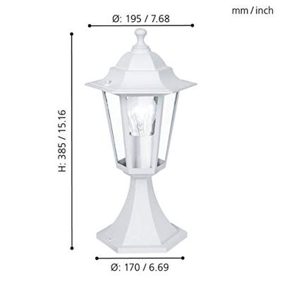 Eglo Staande sokkellampLaterna 5 40cm wit - 22466