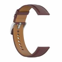Garmin Vivomove 3 / HR / Luxe / Sport / Style / Trend - Luxe leren bandje - Donkerbruin - thumbnail