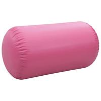 Gymnastiekrol met pomp opblaasbaar 120x75 cm PVC roze - thumbnail
