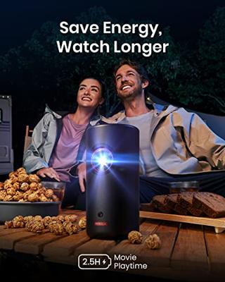 Nebula Anker Capsule 3 Laser 1080p, Smart, Wi-Fi, miniprojector, zwart, draagbare projector, Dolby Digital, laserprojector, autofocus, 120-inch beeld, ingebouwde batterij, 2,5 uur speeltijd