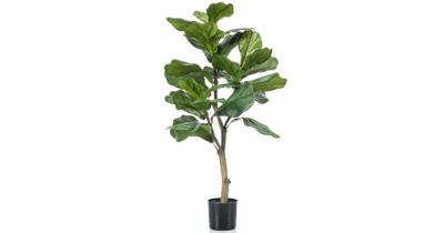 Emerald kunstplant vioolbladplant 90 cm