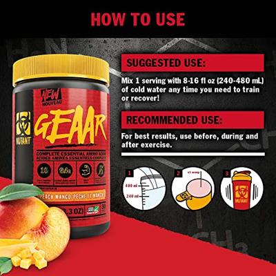 Mutant GEAAR Tropical Fruit Punch (378 g) Mutant GEAAR Tropical Fruit Punch (378 g)