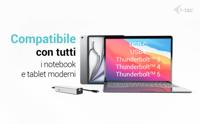 i-tec C31HUBMETAL8KPDPRO USB-C dockingstation - thumbnail