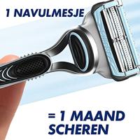 Gillette Skinguard aloe vera mesjes regular 4 Stuks - thumbnail