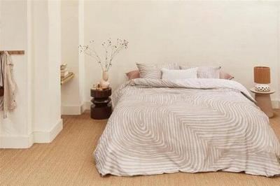 vtwonen dekbedovertrek Natural Pattern Poederroze