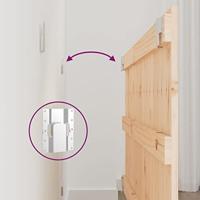 Wandhoofdbord 95,5x3x60 cm massief grenenhout - thumbnail