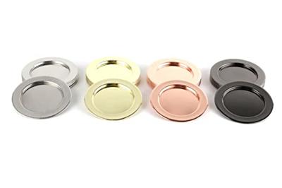 ECHTWERK Tafel accessoires (decoratieve glazen onderzetter 6t, Brons, 6-delig)