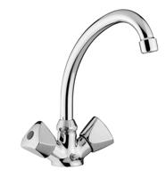 Paffoni Etoile Keukenmengkraan 24.4cm 1 kraangat Chroom glans ET078CR29 - thumbnail