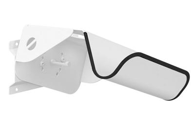 Kion Home Roulerende Staal Ophangen Muur 26cm - Wit Kion Home Roulerende Staal Ophangen Muur 26cm - Wit