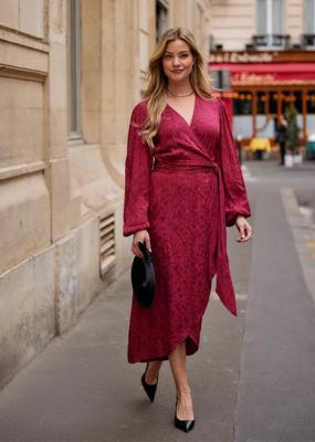 Freebird Jurk Blossom Midi Wv-Vis-Jacquard-25-3 Freebird Jurk Blossom Midi Wv-Vis-Jacquard-25-3