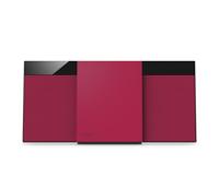 Panasonic SC-HC304EG-R design-stereo met digitale DAB+ (Bluetooth, FM, CD, Micro- met 20 Watt RMS) rood - thumbnail