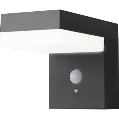 Sygonix SY-4715526 Wandlamp op zonne-energie met bewegingsmelder SMD LED 6 W Zwart Sygonix SY-4715526 Wandlamp op zonne-energie met bewegingsmelder SMD LED 6 W Zwart