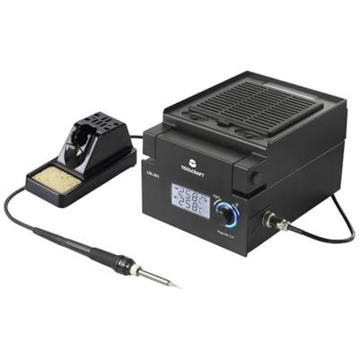 TOOLCRAFT LSL-951 Soldeerstation met LED-verlichting en soldeerrookafzuiging Digitaal 80 W 160 - 480 °C TOOLCRAFT LSL-951 Soldeerstation met LED-verlichting en soldeerrookafzuiging Digitaal 80 W 160 - 480 °C