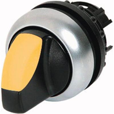 Eaton 216829 M22-WRLK-Y Keuzetoets Kunststof frontring Knevel Zwart 1 stuk(s) Piece