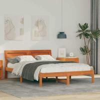 Bedframe Wasbruin 120 x 190 cm Massief grenenhout - thumbnail