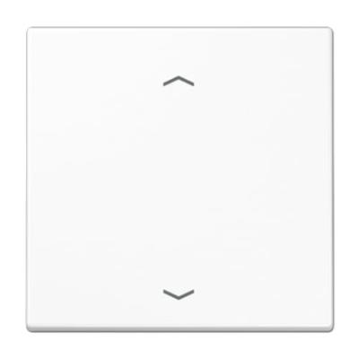 Jung LS990PWW Jaloezie-schakelaar, Jaloezie-schakelaar/-knop Afdekking 1-voudig Wit 1 stuk(s)