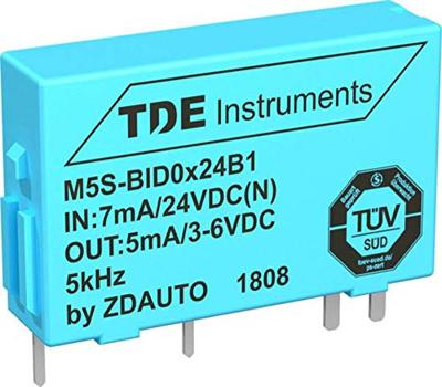 ZDAuto I/O module BID0524B1 Aansluiting: soldeerpennen · Schakelspanning (maximaal): 30 V/DC · Schakelstroom (maximaal): 7 mA · Voedingsspanning: 5 V/DC · ZDAuto I/O module BID0524B1 Aansluiting: soldeerpennen · Schakelspanning (maximaal): 30 V/DC · Schakelstroom (maximaal): 7 mA · Voedingsspanning: 5 V/DC ·