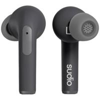 Sudio N2 Pro True Wireless Bluetooth in-ear oordopjes met ANC - multipoint-aansluiting, IPX4 waterbestendig, USB-C en draadloos opladen, microfoon, 30 uur speeltijd met oplaadcase (zwart) - thumbnail