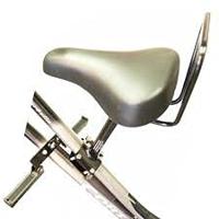 Velo Zadel op buis damesfiets - thumbnail