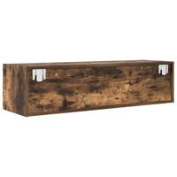 TV-kast met lade Gerookt eiken 100 x 31 x 25,5 cm Bewerkt hout - thumbnail