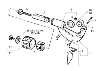 Ridgid Pijpsnijder 150l 6-35mm koper - 66737