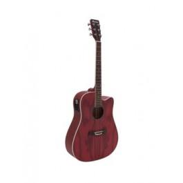 DIMAVERY JK-510 Western Guitar, cutaway, grained
