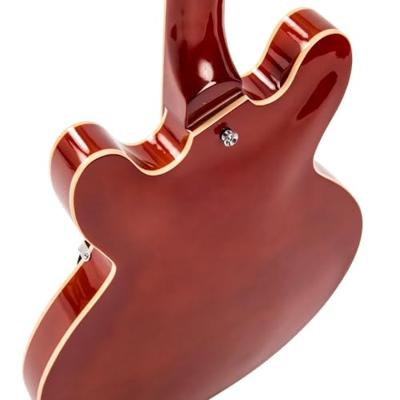 Vintage VSA500 ReIssued Honeyburst semi-akoestische gitaar - thumbnail