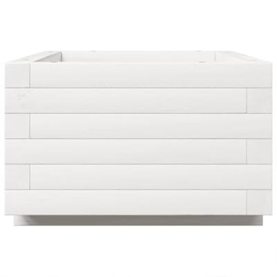 Plantenbak 70x40x26,5 cm massief grenenhout wit Plantenbak 70x40x26,5 cm massief grenenhout wit