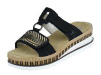 Rieker V7947 00 schwarz Zwart maat 41 - thumbnail