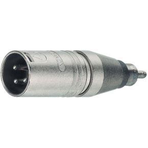 Neutrik NA2MPMM XLR male naar RCA male adapter