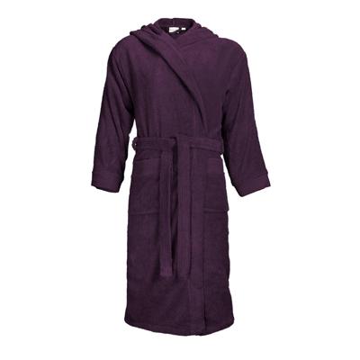 The One Classic Badjas met capuchon 420 gram Plum-S/M The One Classic Badjas met capuchon 420 gram Plum-S/M