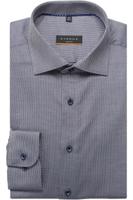 ETERNA Slim Fit Overhemd marine, Gestructureerd - thumbnail
