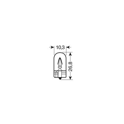 Osram Automotive 2820 Signaallamp Standard W2W 2 W 12 V - thumbnail