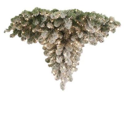 Plafonddeco Plafondboom hangende kunstkerstboom upside down Oregon 120 cm sneeuw 200LED Peha - Peha