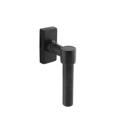 Intersteel Raamkruk L-vormVentra rechthoekig rozet zwart - 0023.615632