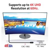 club3D CAC-1082 DisplayPort-kabel DisplayPort / HDMI Adapterkabel DisplayPort-stekker, HDMI-A-stekker 2.00 m Zilver - thumbnail
