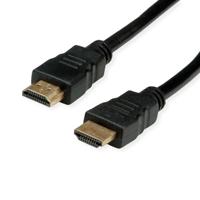 ROLINE RM HDMI High Speed kabel met Ethernet, zwart, 3 m - thumbnail
