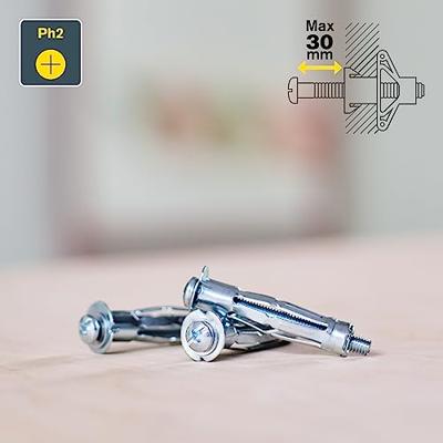RAPID - Metalen expansieankers voor gipsplaat 6-21 mm | Verpakking van 40 | Maximale belasting 50 kg | - (5001567) - thumbnail