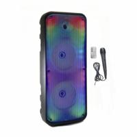 Verlichte Karaokeluidspreker - INOVALLEY - KA25-FIRE - Bluetooth V5.0 - 64 cm - 850 W - Zwart - thumbnail