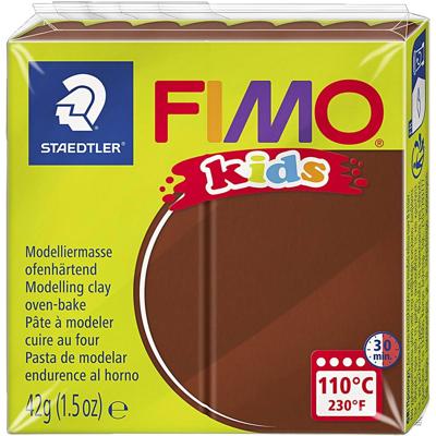 Fimo kids boetseerklei bruin, 42gr