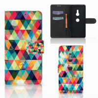 Sony Xperia XZ3 Telefoon Hoesje Geruit - thumbnail