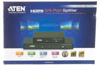 4-Poorts HDMI-Splitter Zwart - thumbnail