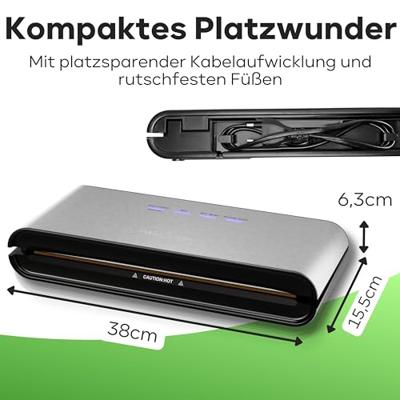 Clatronic 501080 PC-VK 1080 Vacumeermachine (b x h x d) 380 x 63 x 155 mm