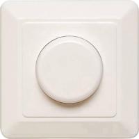 Ehmann T46.03 Dimmer (inbouw) Geschikt voor lampen: LED-lamp, Spaarlamp, Gloeilamp, Halogeenlamp Wit - thumbnail