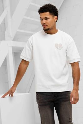 Project X Paris Cœur Brisé T-Shirt Heren Wit - Maat S - Kleur: Wit | Soccerfanshop Project X Paris Cœur Brisé T-Shirt Heren Wit - Maat S - Kleur: Wit | Soccerfanshop