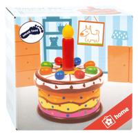 Small Foot houten muziekdoos verjaardagstaart - thumbnail