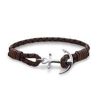 Tom Hope TM0211 Leer (M) Heren armband - thumbnail
