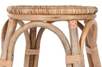 Kruk Home ESPRIT Natuurlijk vlechtwerk Rotan 37 X 37 X 49,5 cm - thumbnail